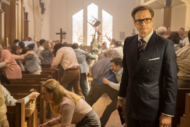 Colin Firth in Kingsman The Secret Service
